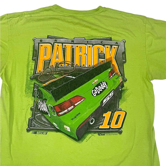 2014 Nascar Danica Patrick Double Sided All Over Print Shirt Large - Picture 10 of 12